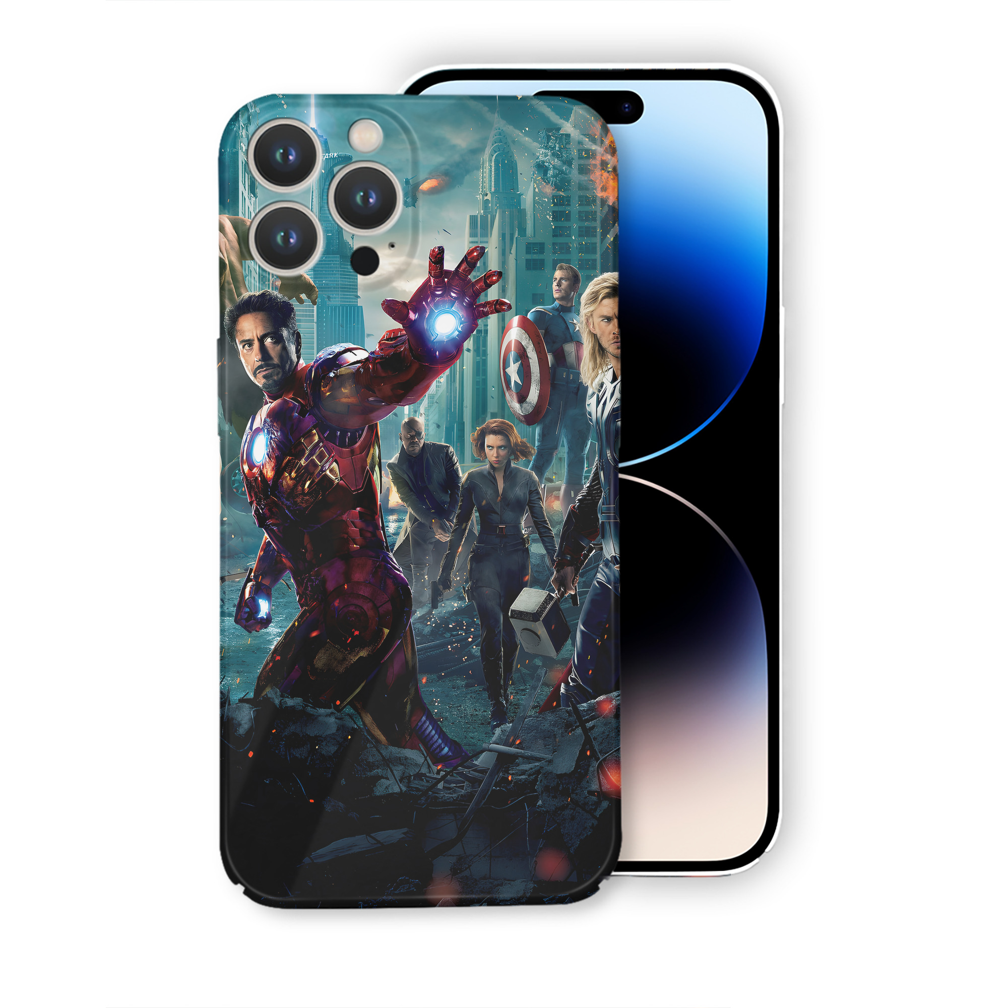 （画像用） アベンジャーズ The Avengers 【iPhone 14シリーズ対応】ハードケース
